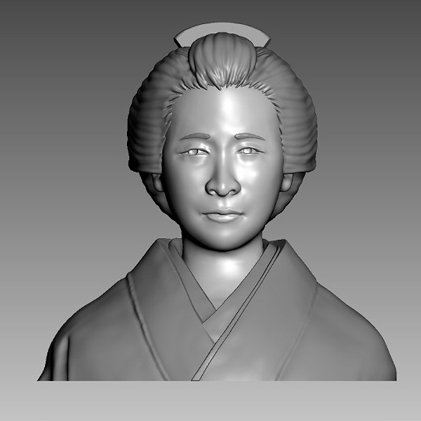 銅像風フィギュア製作例
